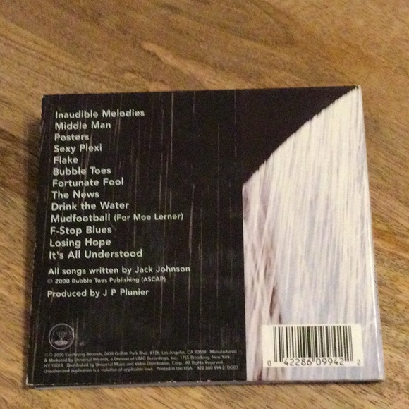 Jack Johnson - Brushfire Fairytales CD - Picture 2 of 5